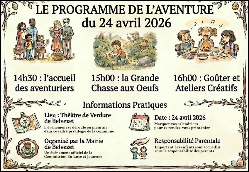 Flyer chasse aux oeufs